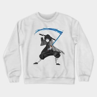 Gray Water Man Crewneck Sweatshirt